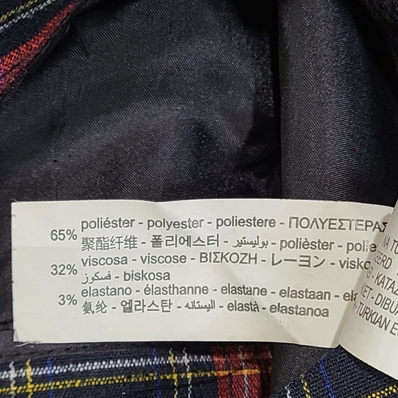 Zara plaid cropped dress pants size 4 - Picture 6 of 9